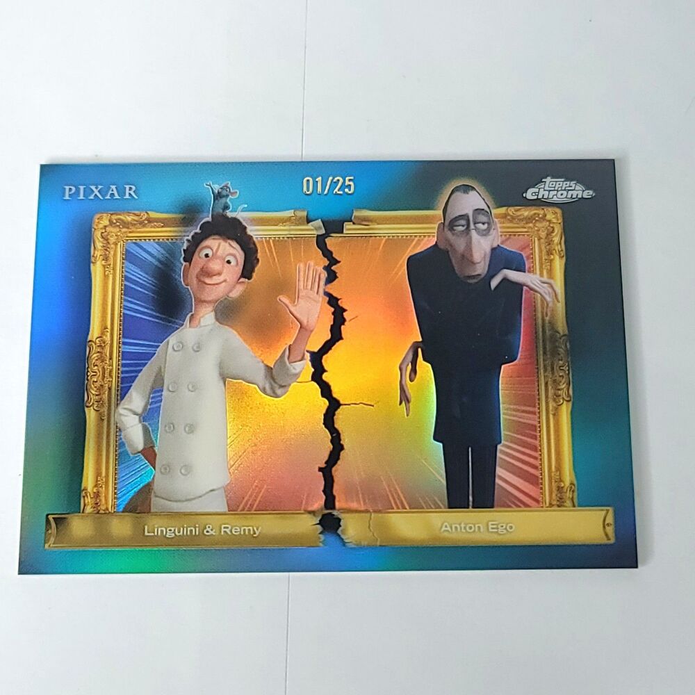 Linguini Anton Ego Topps Chrome Neon Gold Family First Rivals 01/25
